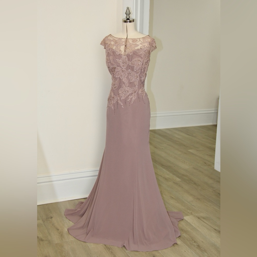 Purple Maxi Dress with Elegant Design
